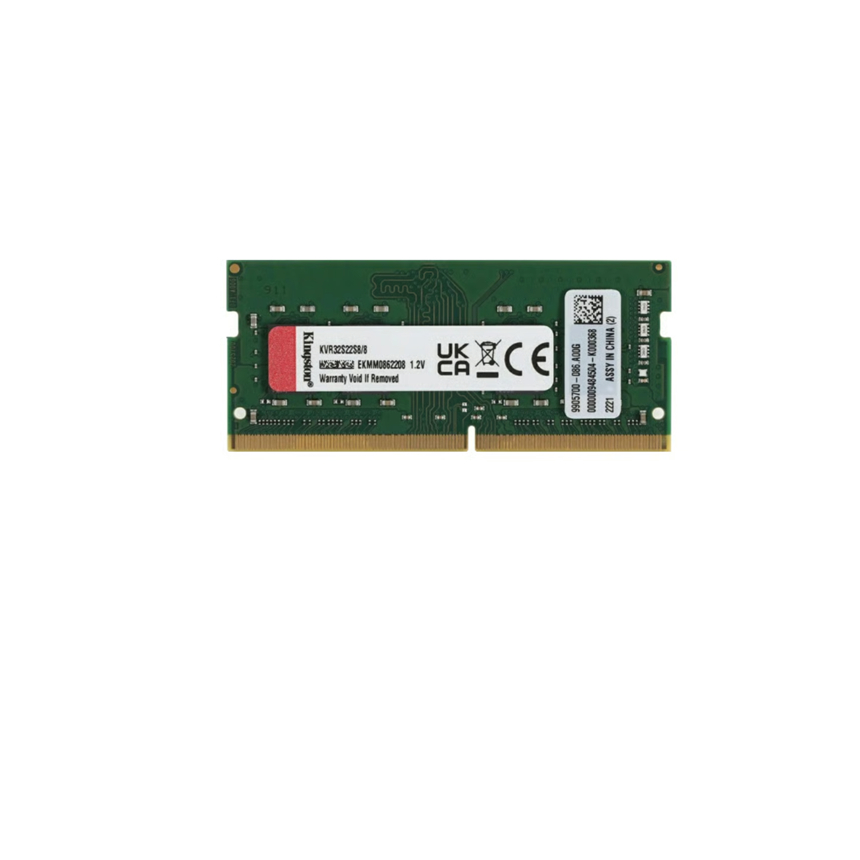 8GB (8GBx1) DDR4/3200 RAM NOTEBOOK (แรมโน้ตบุ๊ค) KINGSTON SODIMM (KVR32S22S8/8WP)- LifeTime