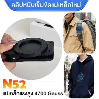 ที่จับโทรศัพท์แม่เหล็กแรงสูง สำหรับติดกระเป๋าเป้/สะพายข้าง ช่วยให้ไม่ต้องถือเครื่อง รองรับมือถือทุกรุ่น