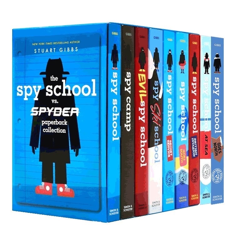 Spy School 7 Books Collection By Stuart Gibbs | Kids Chapter Book Ages 8-14 English Original Novel