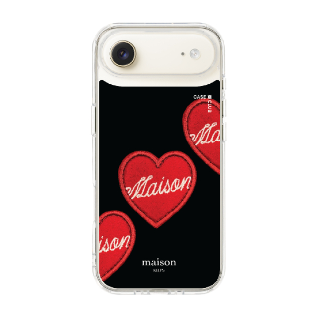 CaseClub เคสคลับ เคสไอโฟน เคสโทรศัพท์ เคสใส เคสแม่เหล็ก ลาย maison KEEPS Adore Patch