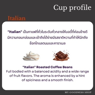 AKHA AMA COFFEE กาแฟ อาข่า อ่ามา : ITALIAN เมล็ดกาแฟคั่ว อาข่า อาม่า (คั่วกลาง 250g)