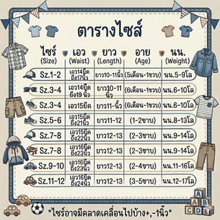 กางเกงยีนส์ขาสั้นเด็กผู้ชายผ้านิ่มปักลาย เหมาะสำหรับเด็กเล็ก🔥SALE 🔥