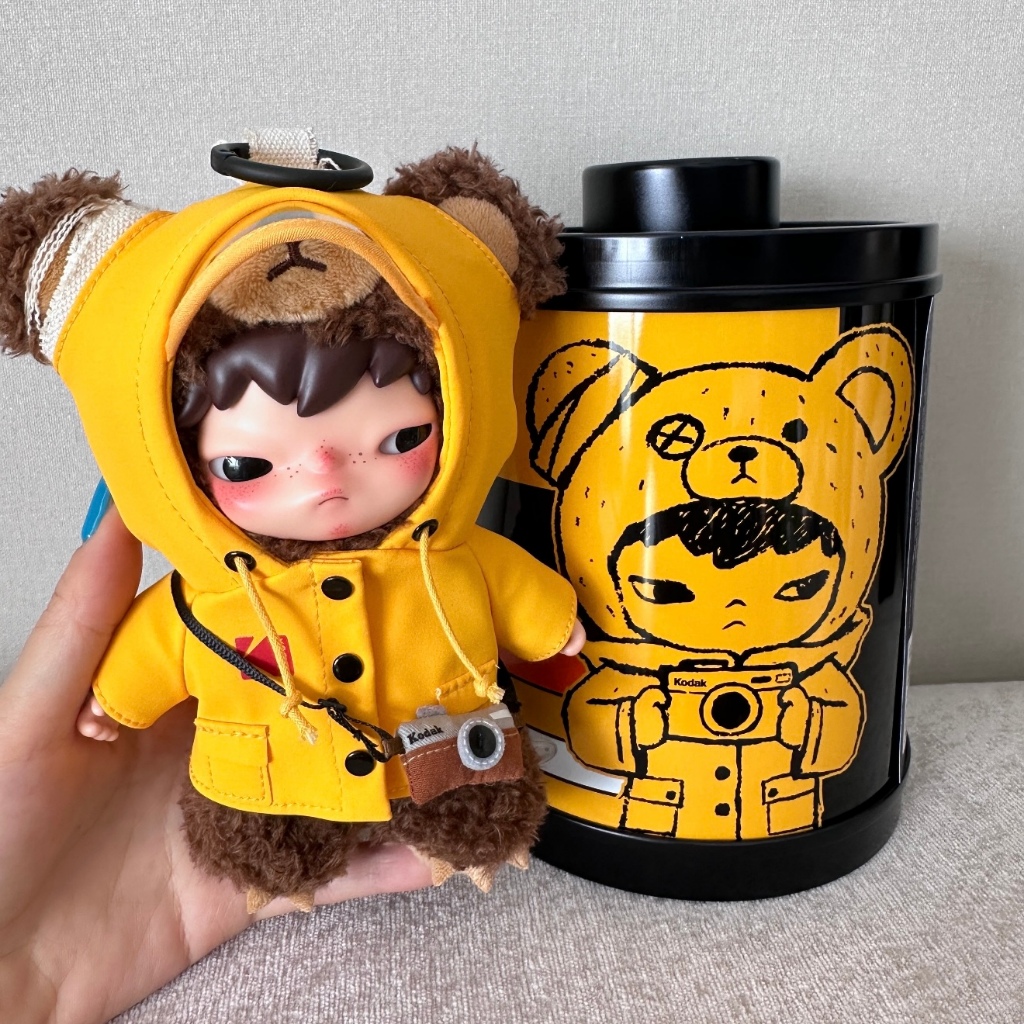 🐻พร้อมส่งด่วน ใหม่ Hirono x Kodak Click Bear / Living Wild-Fight for Joy ช็อปไทย พวงกุญแจห้อยกระเป๋า