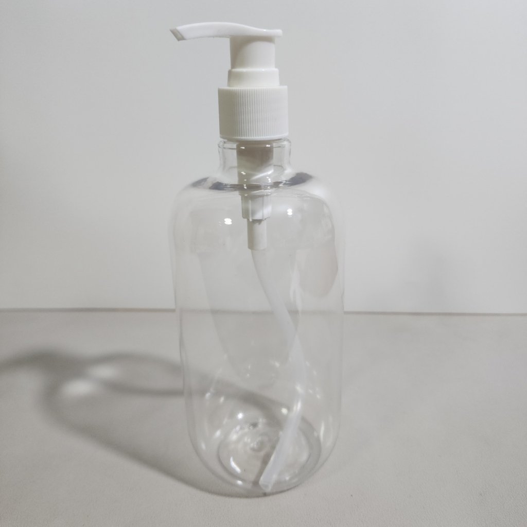 ขวดเปล่า ขายยกโหล (1โหล=12ขวด) หัวปั้มขนาด 500ml