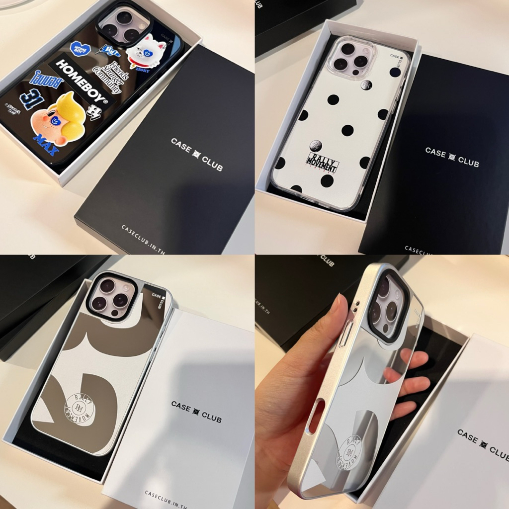 [ขายต่อ ของแท้💯] เคสโทรศัพท์ CaseClub x Rally movement และ Homeboy