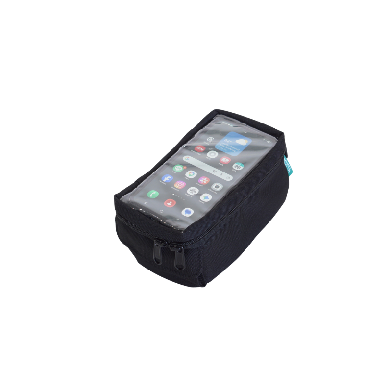 Vincita กระเป๋าวางบนท่อนอน ใส่โทรศัพท์มือถือได้  - TOP TUBE BAG WITH PHONE POCKET ฺ(B026D-1-BL)การรับประกันสินค้า1ปี
