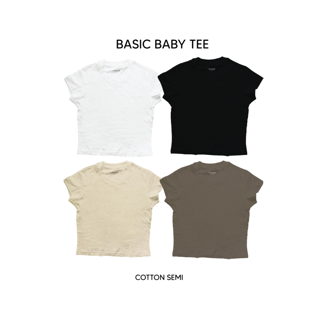 moodymolly เสื้อเปล่า babytee basic babytee