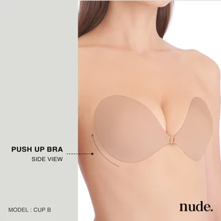 nude. บราปีกนก Extra Push Up กาวกันเหงื่อ ใช้ได้ถึง 20 ครั้ง เสื้อในดันนม เสื้อในดันทรง เก็บทรง