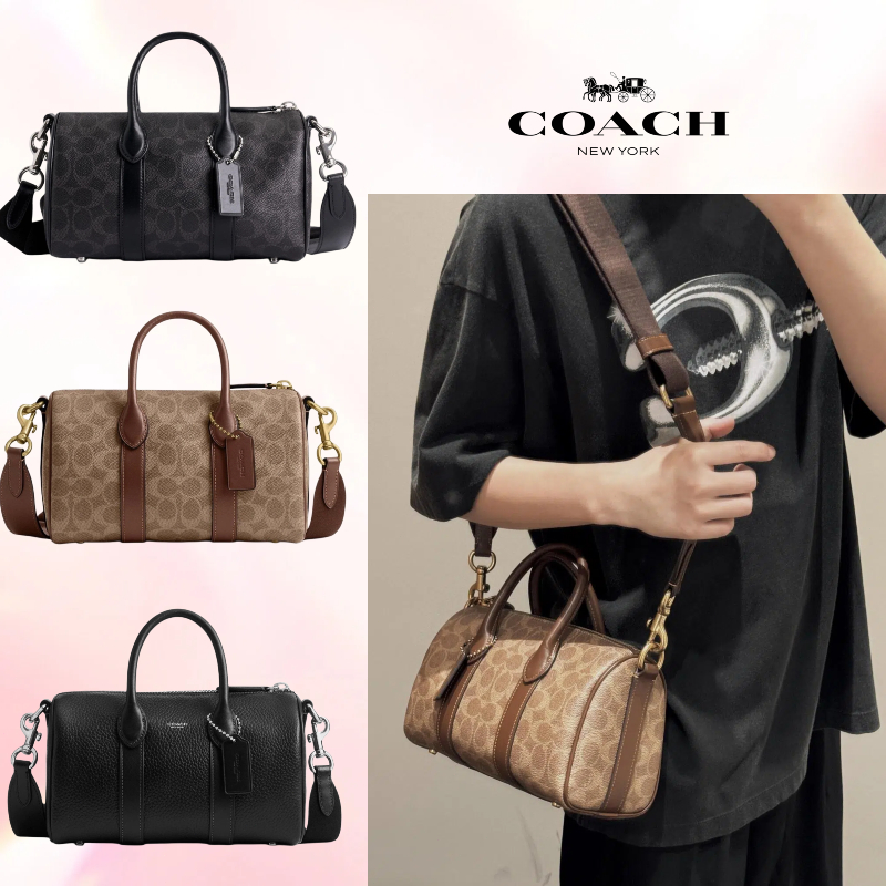 ของแท้ 100% COACH COMPASS 25/35/45 กระเป๋าถือ กระเป๋าสะพายข้าง กระเป๋าเดินทาง