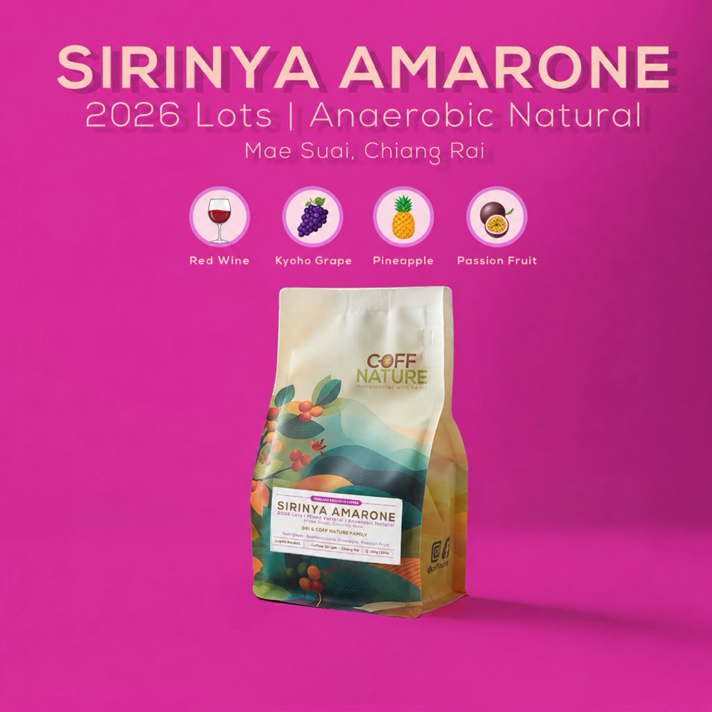 [ Winey Berry ] กาแฟคั่วอ่อน ดอยช้าง | Sirinya Amarone 2026 | Anaerobic Natural | Omni Roast