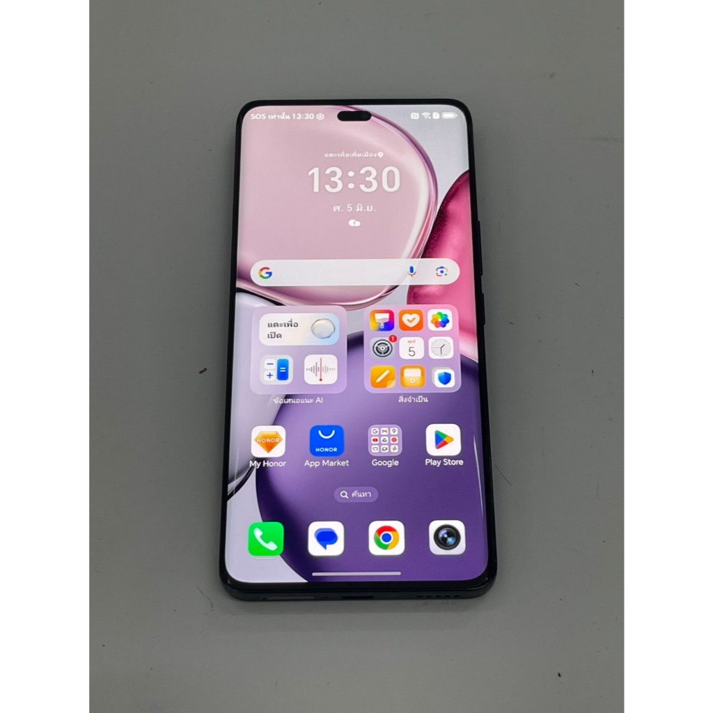 Honor X9c 5G 12+12 256 GB ดำ สภาพสวย สแกนได้ ไม่เคยซ่อม ราคาถูกใจ