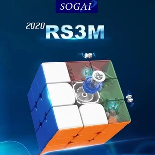 RS3 Mรูบิค Rubik 3x3 แม่เหล็ก สีไม่ลอก หมุนลื่น ของแท้ รูบิก ลูกบิด รูบิค3x3 gan/พร้อมส่งในไทย
