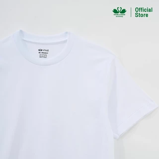 ห่านคู่ เสื้อยืดคอกลม รุ่น Modern สีขาว ไร้ตะเข็บข้าง แพ็ก 1 ตัว