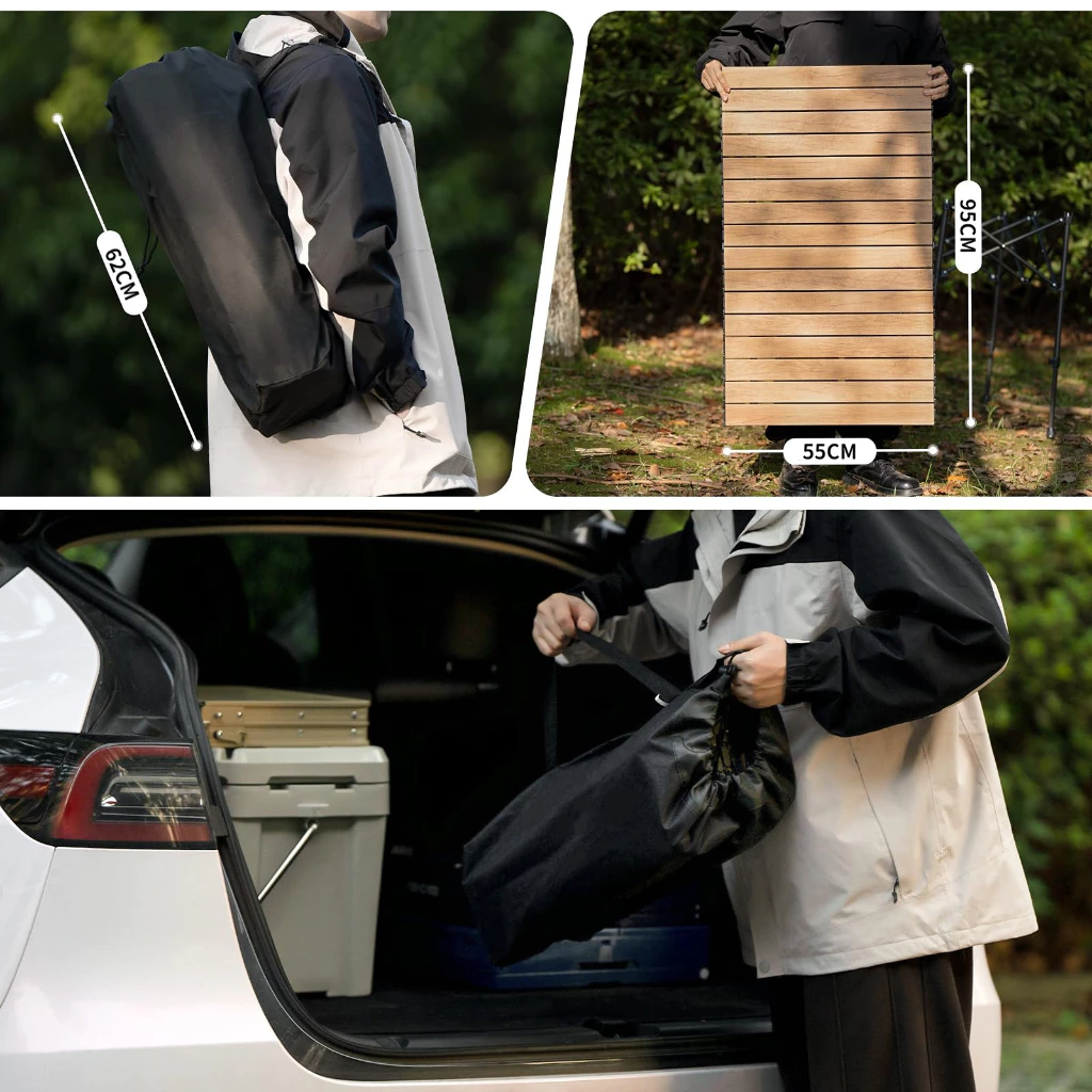 【ซื้อ 1 แถม 4】โต๊ะพับได้ โต๊ะแคมป์ปิ้ง กลางแจ้ง โต๊ะพกลางแจ้ง Folding table แบบพกพา พับได้ง่าย แคมป์ปิ้งปิกนิก thumbnail 4