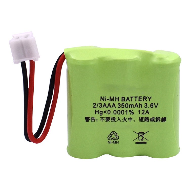 📢แบตเตอรี่โทรศัพท์ไร้สาย H-2/3AAA*3 3.6V 280m Ni-MH battery