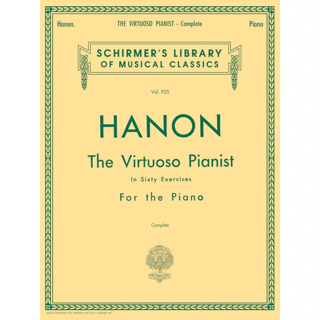 HANON VIRTUOSO PIANIST IN 60 EXERCISES – COMPLETE Schirmer's Library of Musical Classics, Vol.925