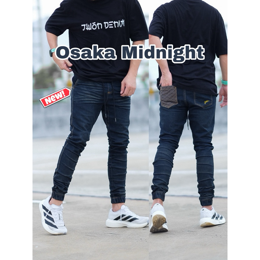 ใหม่!! Osaka Midnight ยีนส์ยืด ยีนส์ขาจั้ม ขายดี 28-50 นิ้ว พร้อมส่งจาก กทม.