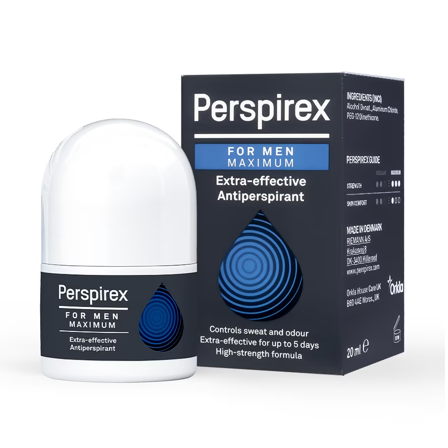 Perspirex โรลออนลดเหงื่อสำหรับคนเหงื่อออกมาก สูตรเข้มข้นพิเศษและสูตรปกติ มีให้เลือก 5 แบบ 20ml
