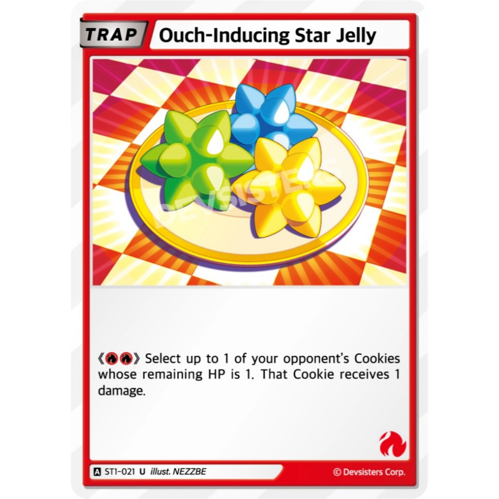 ST1-021 Ouch-Inducing Star Jelly CookieRun Card Game