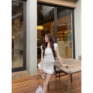 พร้อมส่ง Bella Skirts - Everymay กระโปรงชายระบาย
