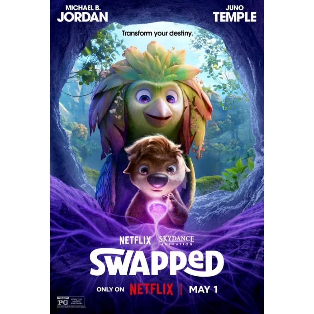 Blu-ray+DVD ปก+สกรีนแผ่น Swapped (2026) สลับร่างผจญภัย