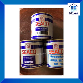 รวมสีน้ำมัน SEACO Synthetic enamel high gloss ขนาด 0.9 ลิตร | Bowaonshop