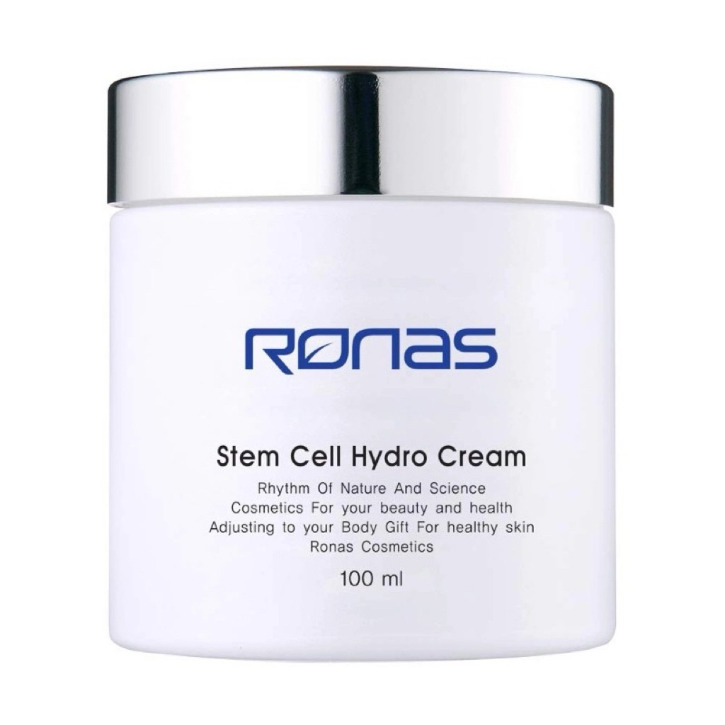 🇰🇷ครีมหน้าเด็ก  RONAS STEM  CELL HYDRO CREAM 100 ML ครีมกระชับผิว กระตุ้นเซลล์ใหม่