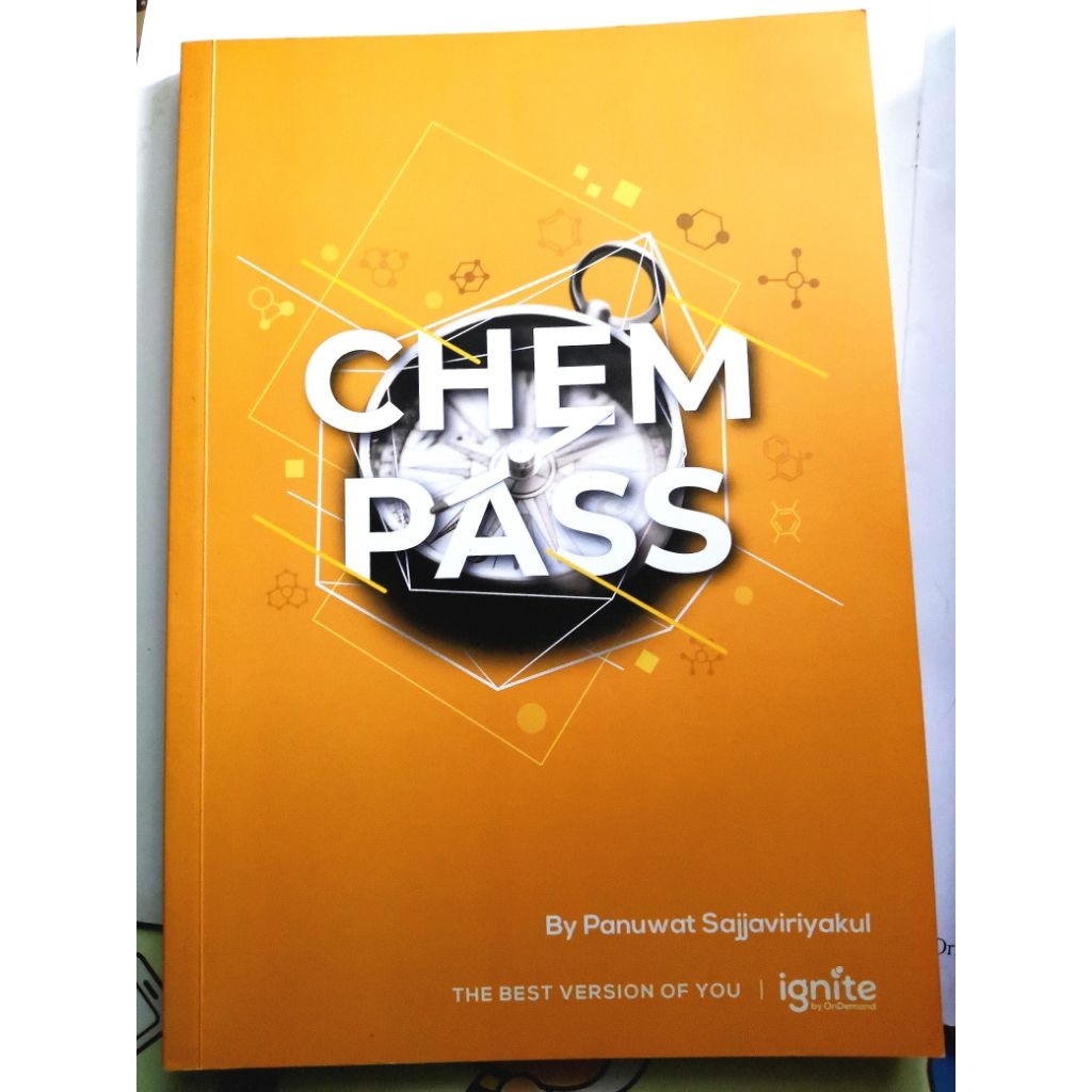 chem pass หนังสือ​สรุป​เคมี​ ภาค​อินเตอร์​ ignite​ by​ Ondemand​
