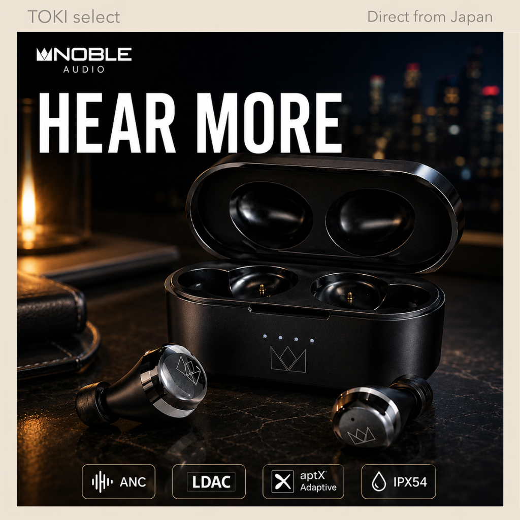 Noble Audio FALCON MAX Wireless Earbuds ANC LDAC aptX Adaptive Bluetooth 5.3 IPX54 Black