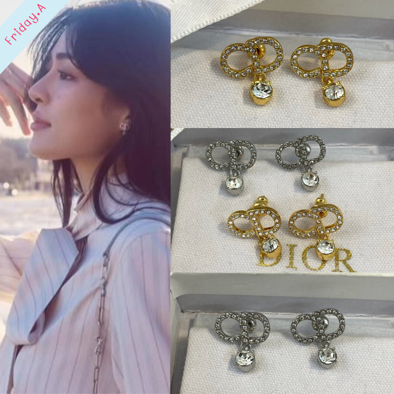 (D246) ต่างหู D [มาใหม่ชนช้อป!] สวยตาแตก ดีเทลน่ารัก สวยตรงปก 100% ไม่ต้องลุ้น♡