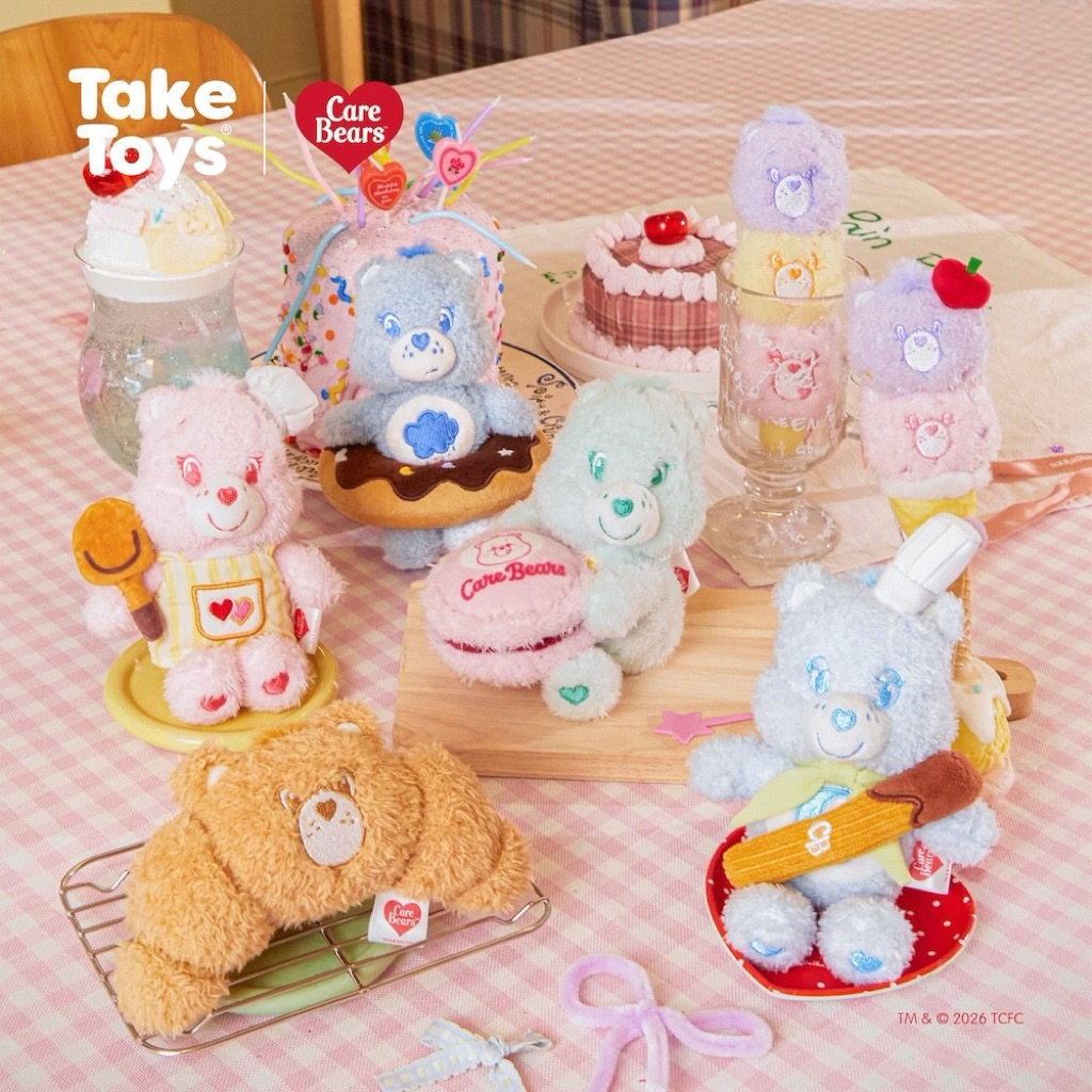 ( พร้อมส่ง / ส่งด่วน ) 🧸ยกบล๊อค 6 สุ่มCareBears Bearlicious Treats! 🍦🎀กล่องสุ่มแคร์แบร์ขนมหวาน