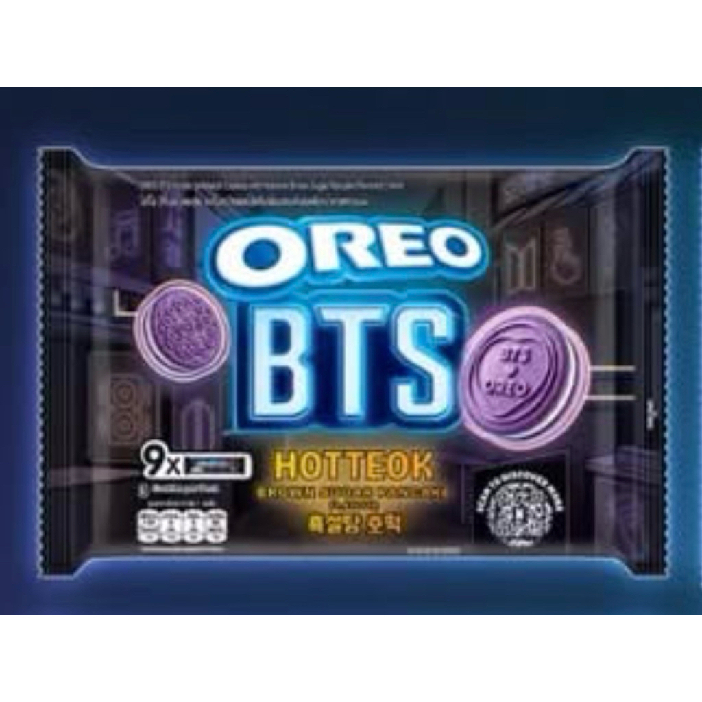 [ส่งด่วนจ้า] [1 ห่อ] Oreo x BTS HOTTEOK โอริโอ้ บีทีเอส 236.25 กรัม