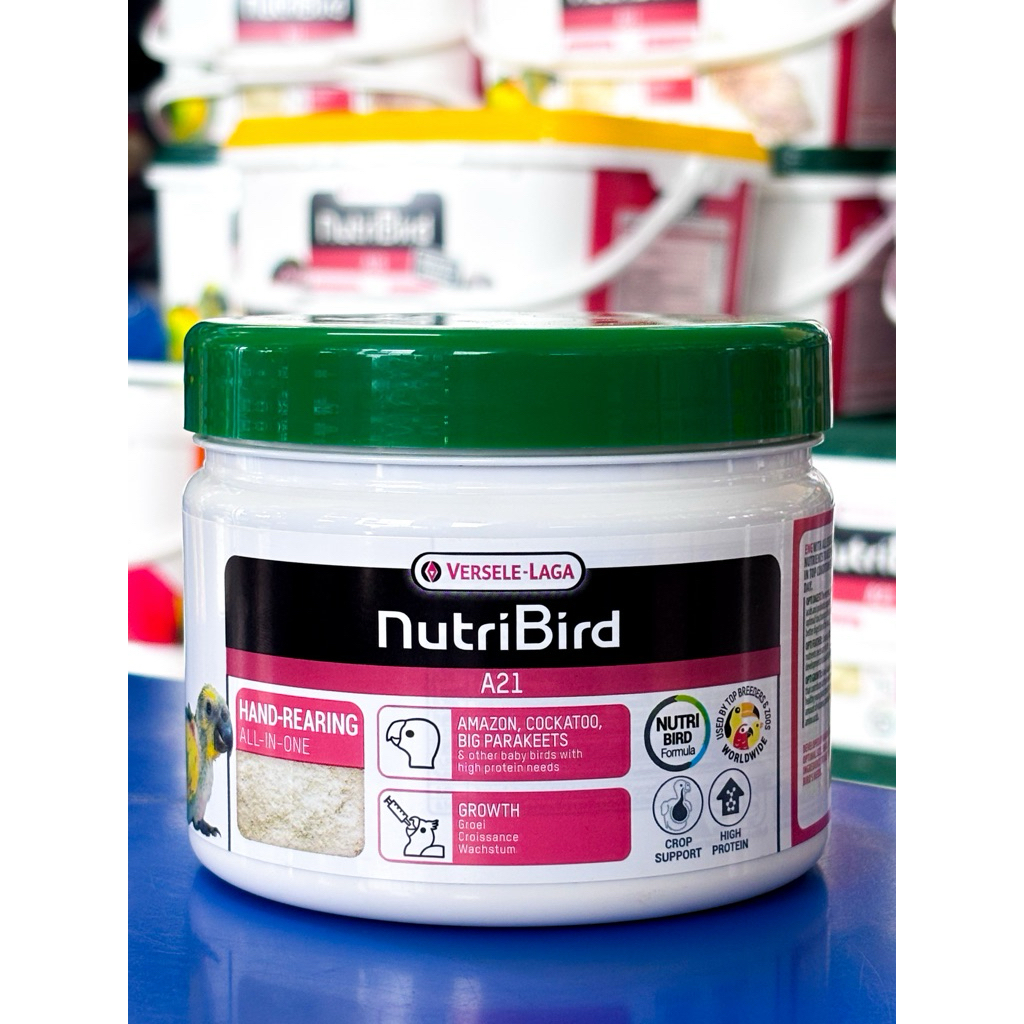 Nutribird อาหารลูกป้อนนก A21 ฝาเขียว 250 กรัม