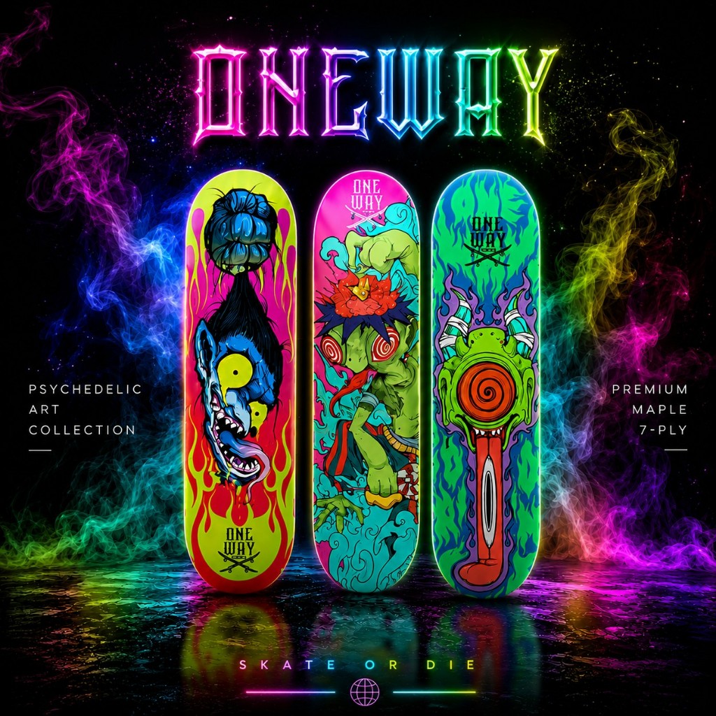 ONEWAY x DIRT Skateboard Deck | แผ่นสเก็ตบอร์ด [สินค้าพร้อมส่งจากไทย ของแท้ 100%]
