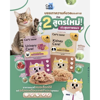 [6-12 ซอง] Cat’s Taste Healthy อาหารเปียกแมว แคทเทสต์ สูตรบำรุงสุขภาพ ของแท้ 100% ขนาด 70g