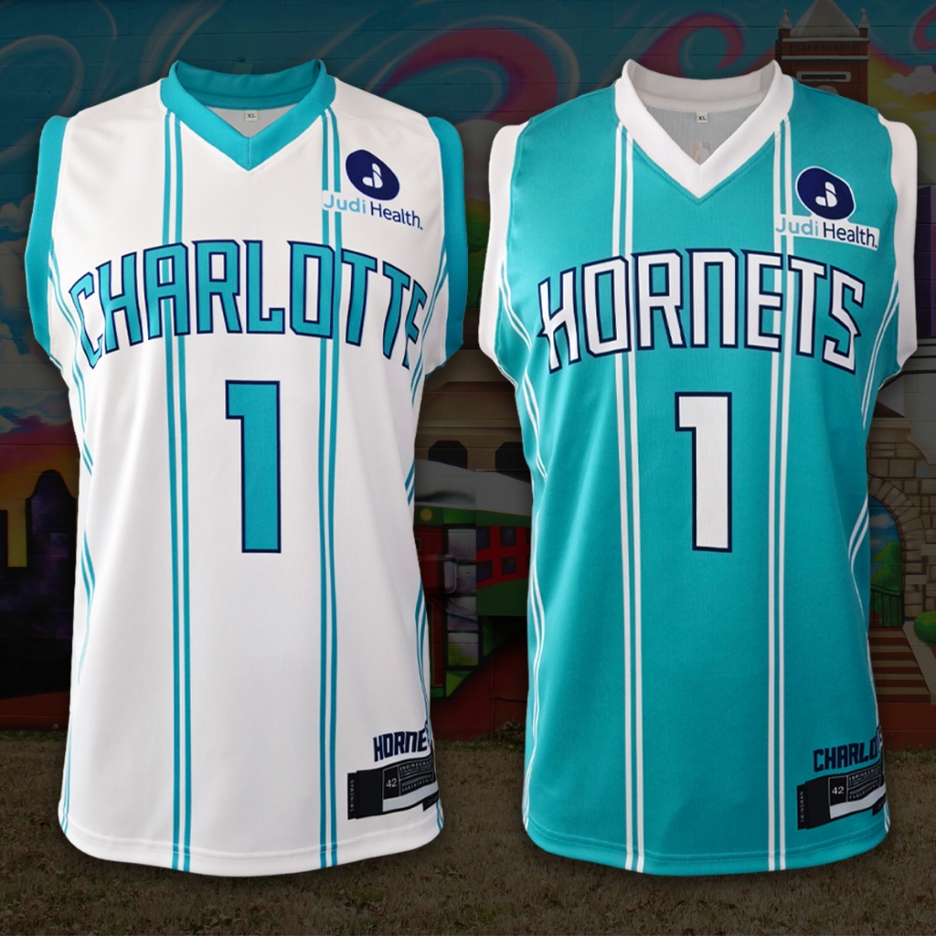 เสื้อบาส เสื้อบาสเกตบอลทีม ชาร์ล็อต ฮอร์เน็ตส์ รุ่น City 2สี 2แบบ / BALL#1 พิมพ์ทั้งตัว ไซส์ S-5XL