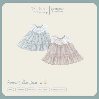 (พร้อมส่ง/ส่งด่วน🛵) Summer Collar Dress ชุดเดรสเด็กผู้หญิง-เสื้อผ้าเด็ก Minimal สไตล์เกาหลี จาก the.ugly.duckling