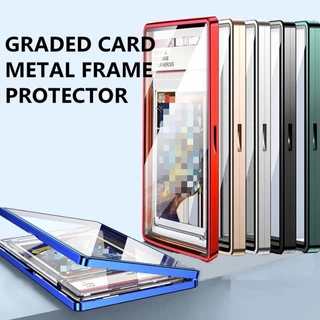 PSA/CGC Graded Cards Protector เคสแม่เหล็กอลูมิเนียมสําหรับ PSA Slaps กรอบแม่เหล็ก UV Protection Slab Protection