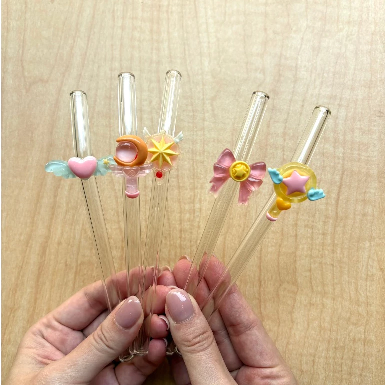BON BON projects - Sailormoon short straw - หลอดแก้วชนิดสั้นลายเซเลอมูน