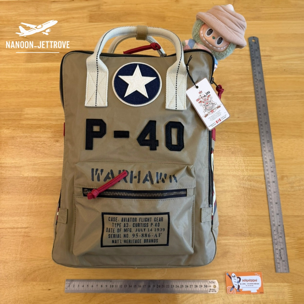 ✨NEW CURTISS P-40 WARHAWK BACKPACK | AVIATION FLIGHT GEAR | AUTHENTIC