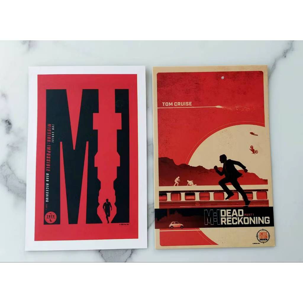 โปสการ์ดหนัง มิชชั่นอิมพอสซิเบิ้ล Mission Impossible 7 มี 2 แบบ