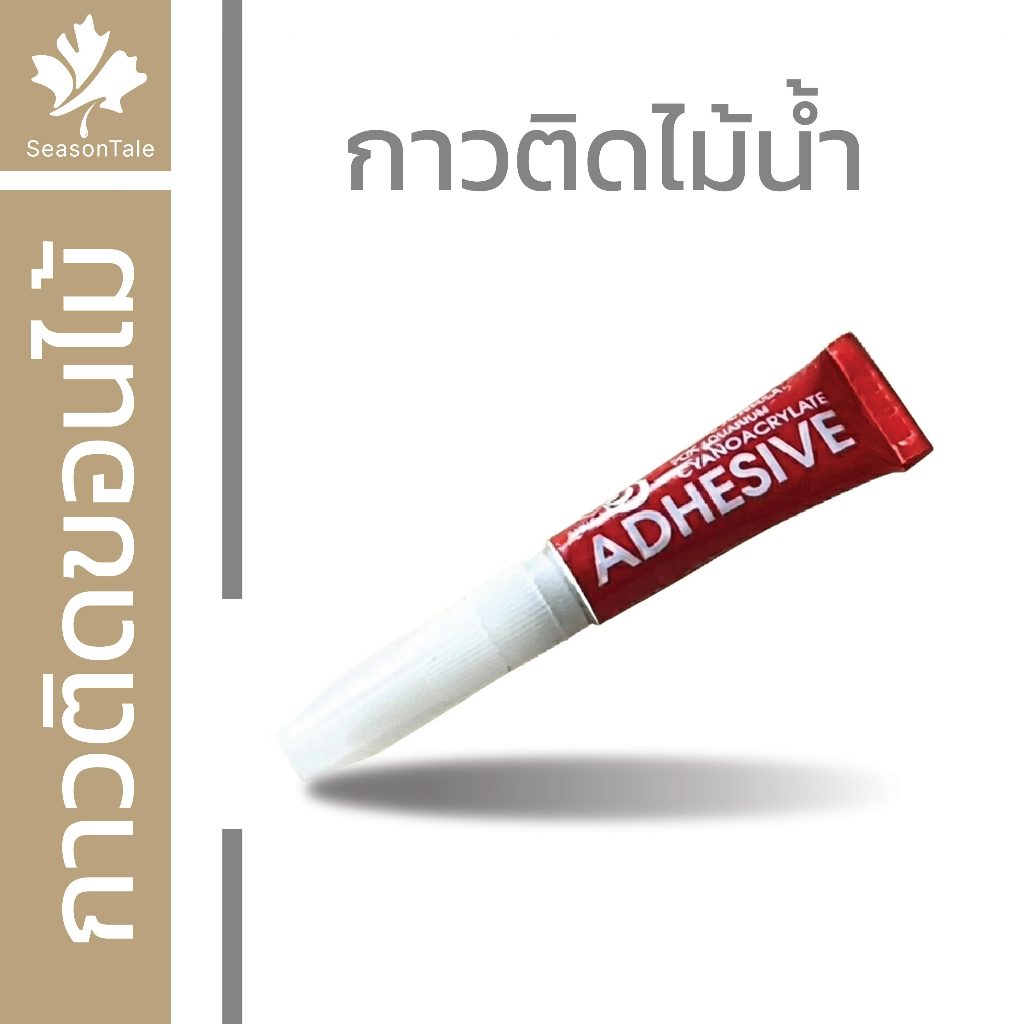 กาวติดไม้น้ำ : ไม้น้ำกับขอนไม้ และสร้างฉาก