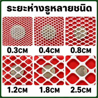 💥【2026รุ่นใหม่ ตาข่ายพลาสติก】 Newarch ตะแกรงพลาสติก ตาข่ายพีวีซีpvc ล้อมรั้ว เกรดA (ยาว 5-30 เมตร) ไม่มีการเสียรูป