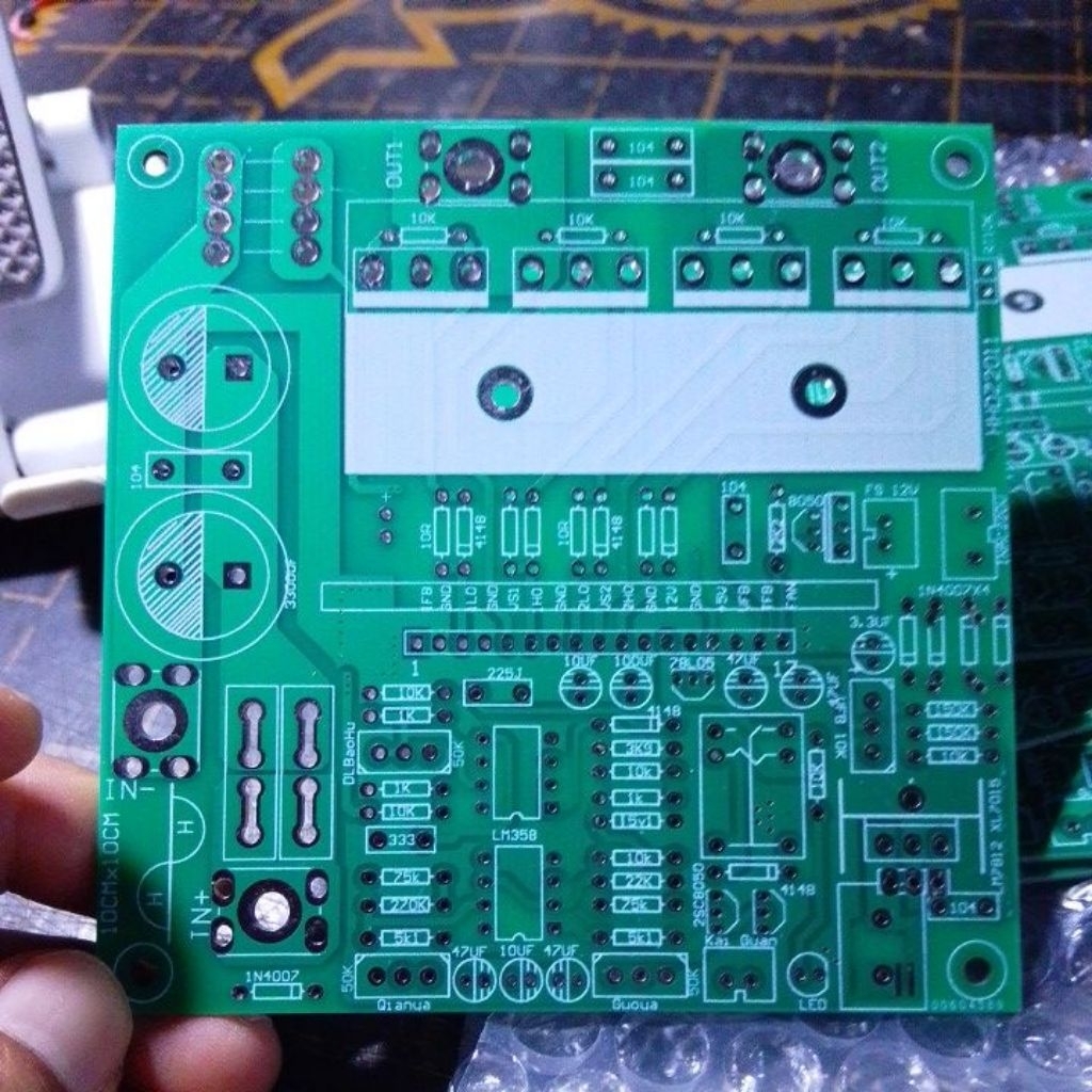 บรอดเปล่า pcb สำหรับทำอินเวอร์4มอสเเบบใช้หม้อเเปลง
