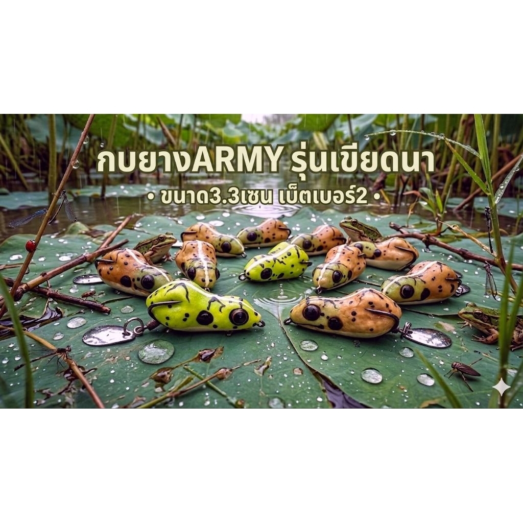 กบยาง ARMY รุ่น เขียดนา