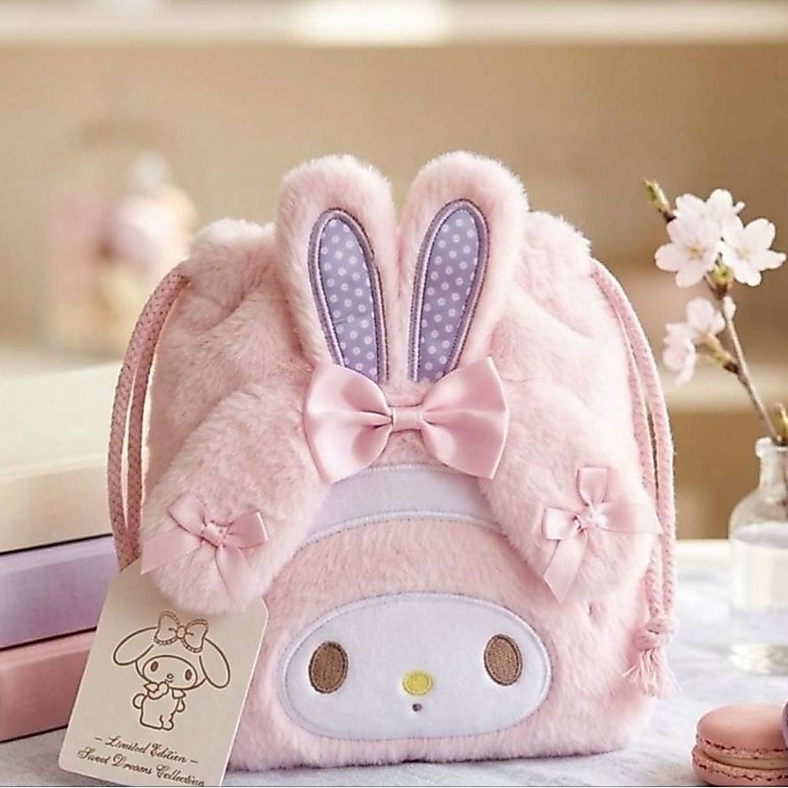พร้อมส่ง 🇹🇭 ถุงผ้าหูรูดน้องมายเม และสวีทเปียโน 🐰🐑💞 สุดน่ารัก