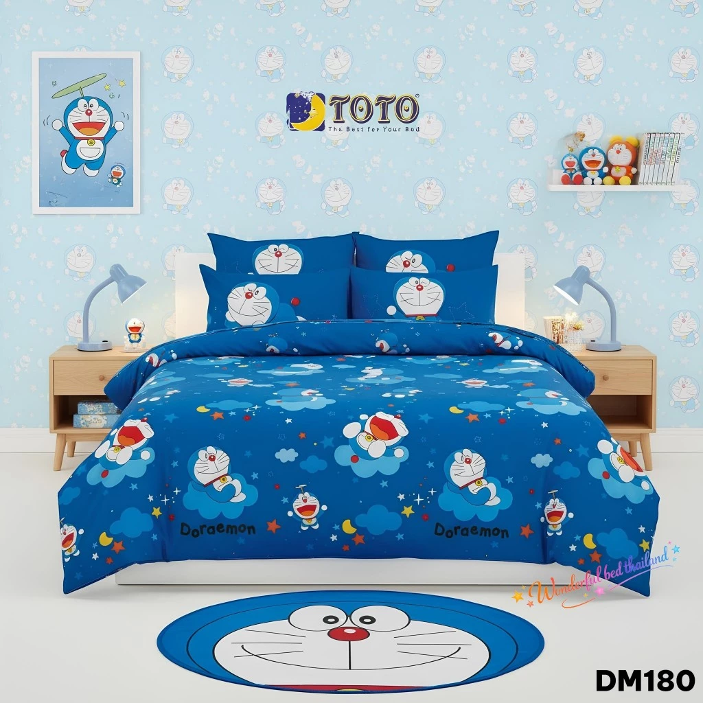 ชุดเครื่องนอน TOTO ลายโดราเอมอน DM180