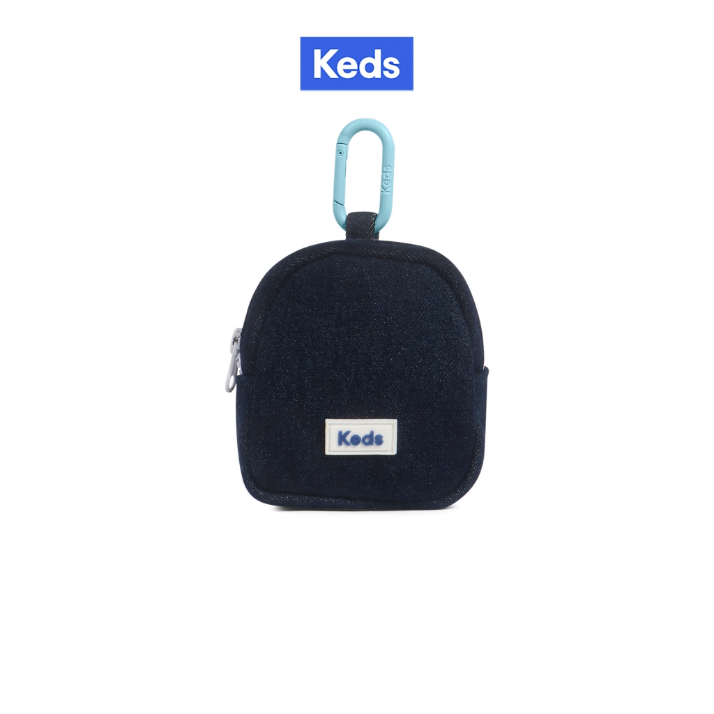 KEDS กระเป๋า รุ่น MINI POUCH Denim สียีนส์เข้ม พร้อมห่วง ( KF25ACB02010 )