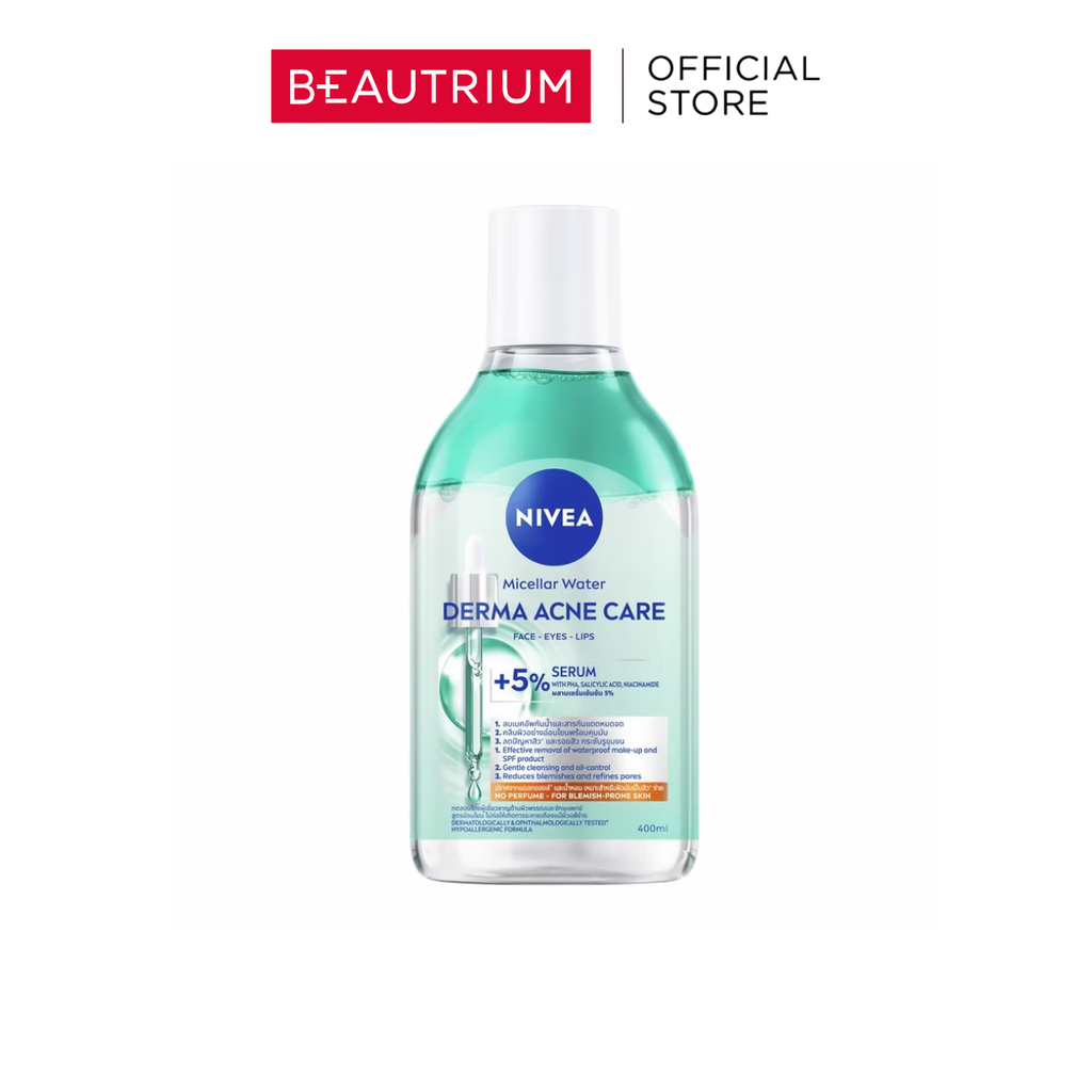 NIVEA Micellar Derma Acne ผลิตภัณฑ์ทำความผิวหน้า 400ml
