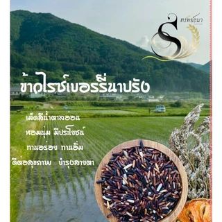 ตราทรัพย์ธนา ข้าวไรซ์เบอร์รี่นาปรัง แพคสุญญากาศ1kg. อิ่มนาน ไฟเบอร์สูง